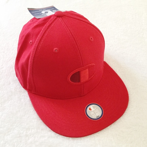 champion red cap